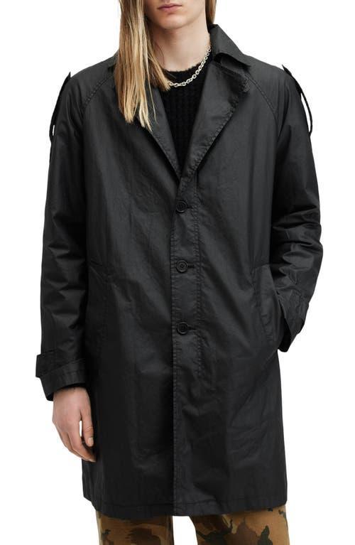 ALLSAINTS Allman Mac Jacket In Black Product Image