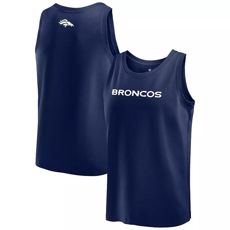 Mens Fanatics Denver Broncos Elements Tank Top Blue Product Image