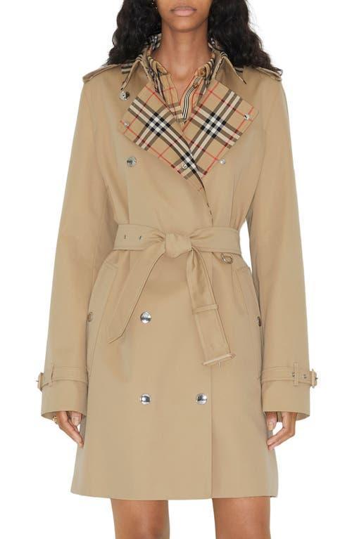 Womens Montrose Belted Cotton Trench Coat Product Image