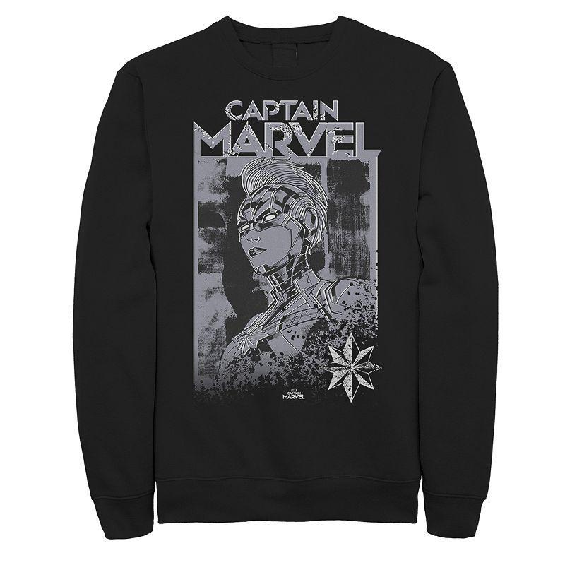 Mens Captain Marvel Stamp Sweatshirt Product Image