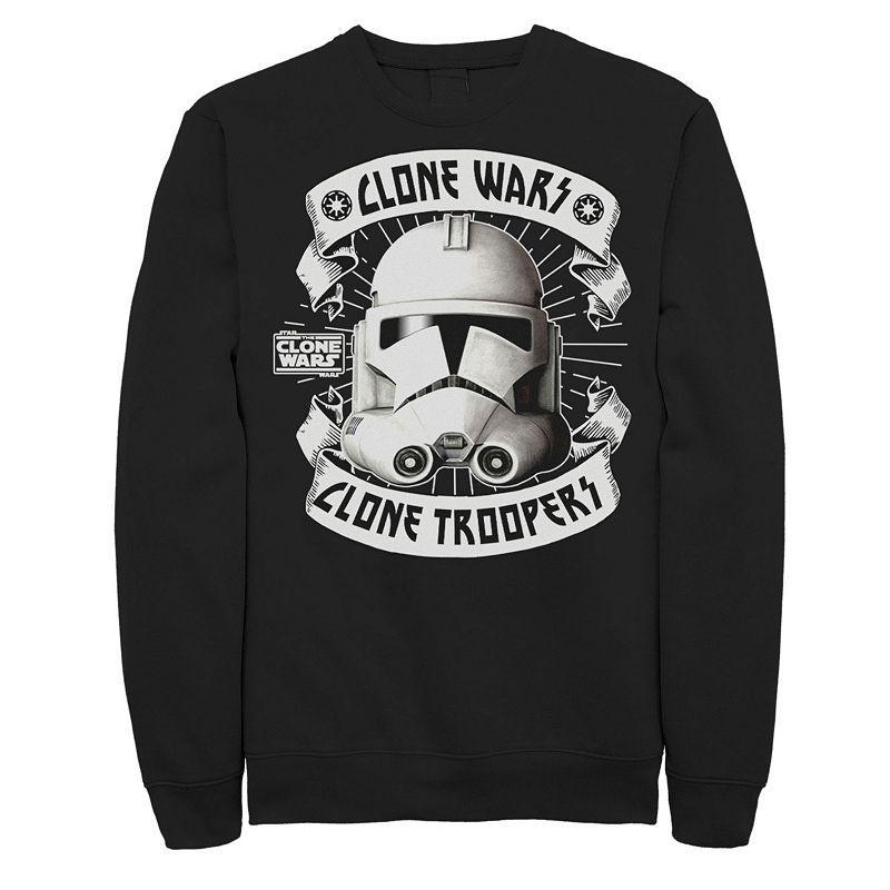 Mens Star Wars: Clone Wars Stormtrooper Portrait Sweatshirt Product Image