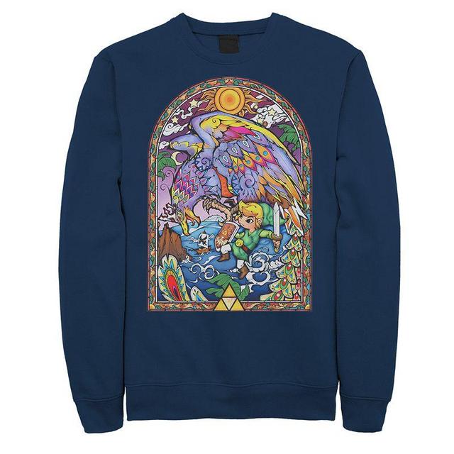 Mens Nintendo Legend of Zelda Sweatshirt Blue Product Image