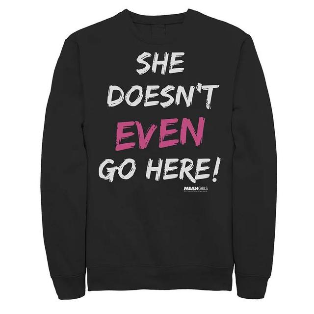 Mens Mean Girls She Doesnt Even Go Here Fleece Product Image