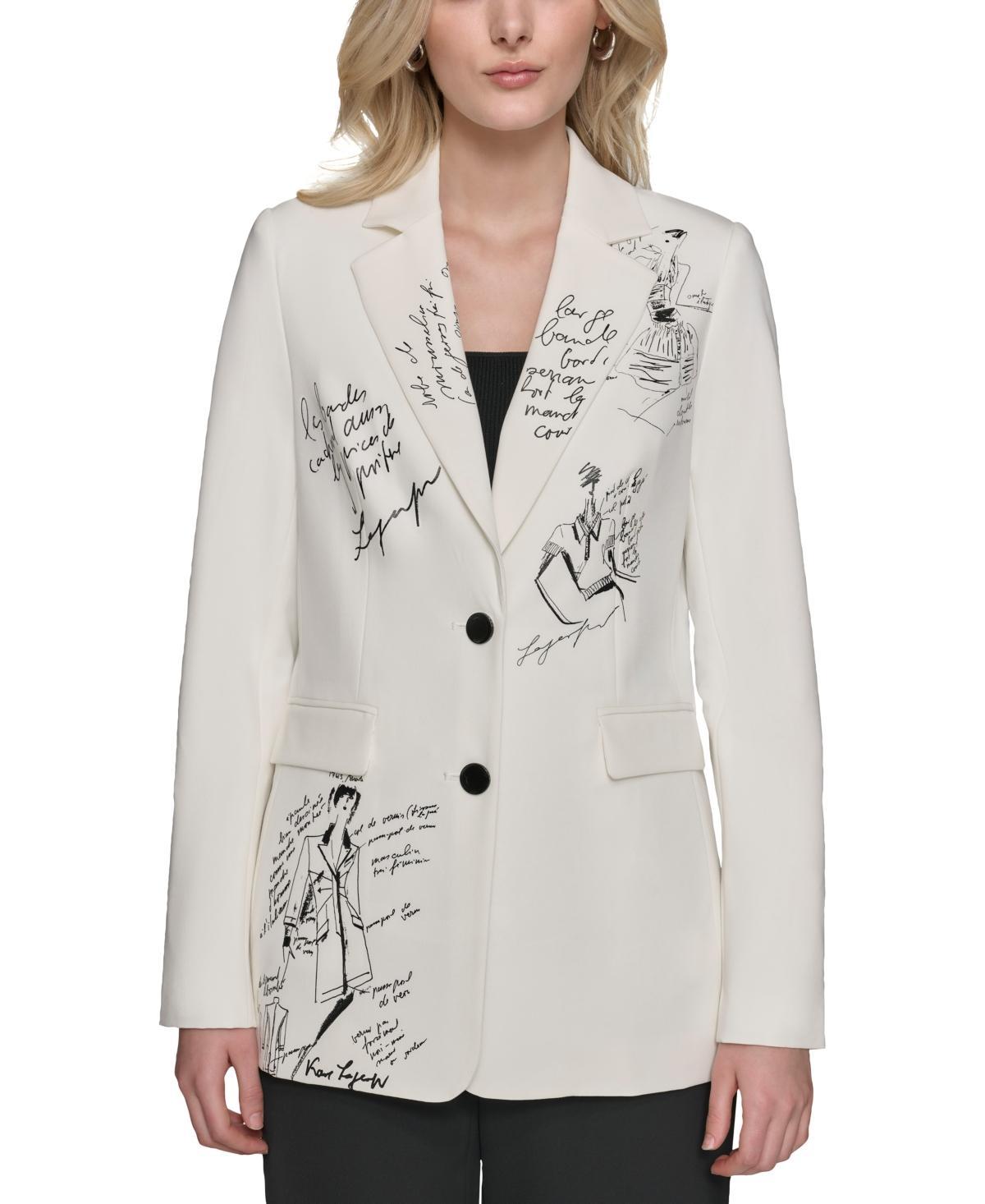 Women's Signature Script Blazer Product Image