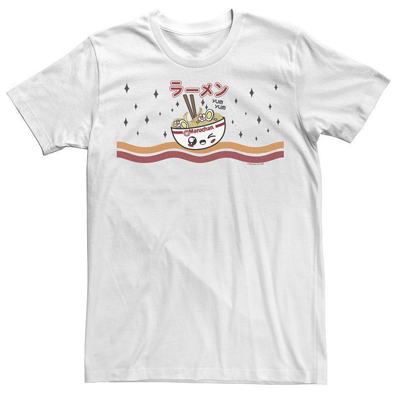 Mens Maruchan Chibi Bowl Of Noodles Text Tee Product Image