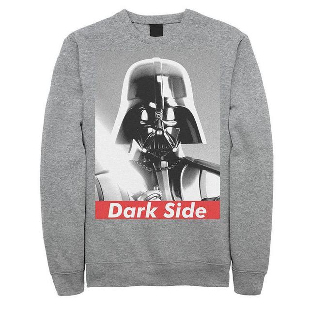 Mens Star Wars Darth Vader Side w/ The Dark Side Sweatshirt Grey Product Image