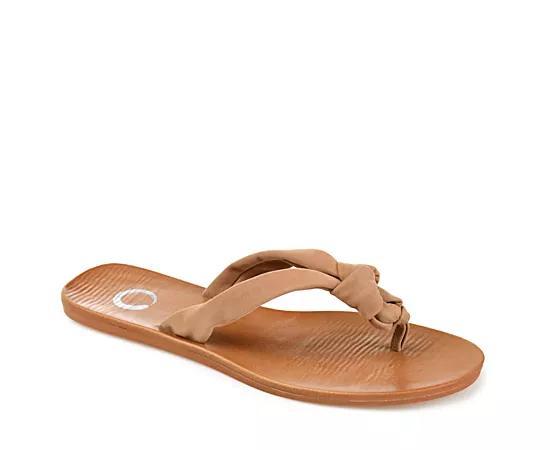 Journee Collection Womens Brindle Flip Flop Sandal Product Image