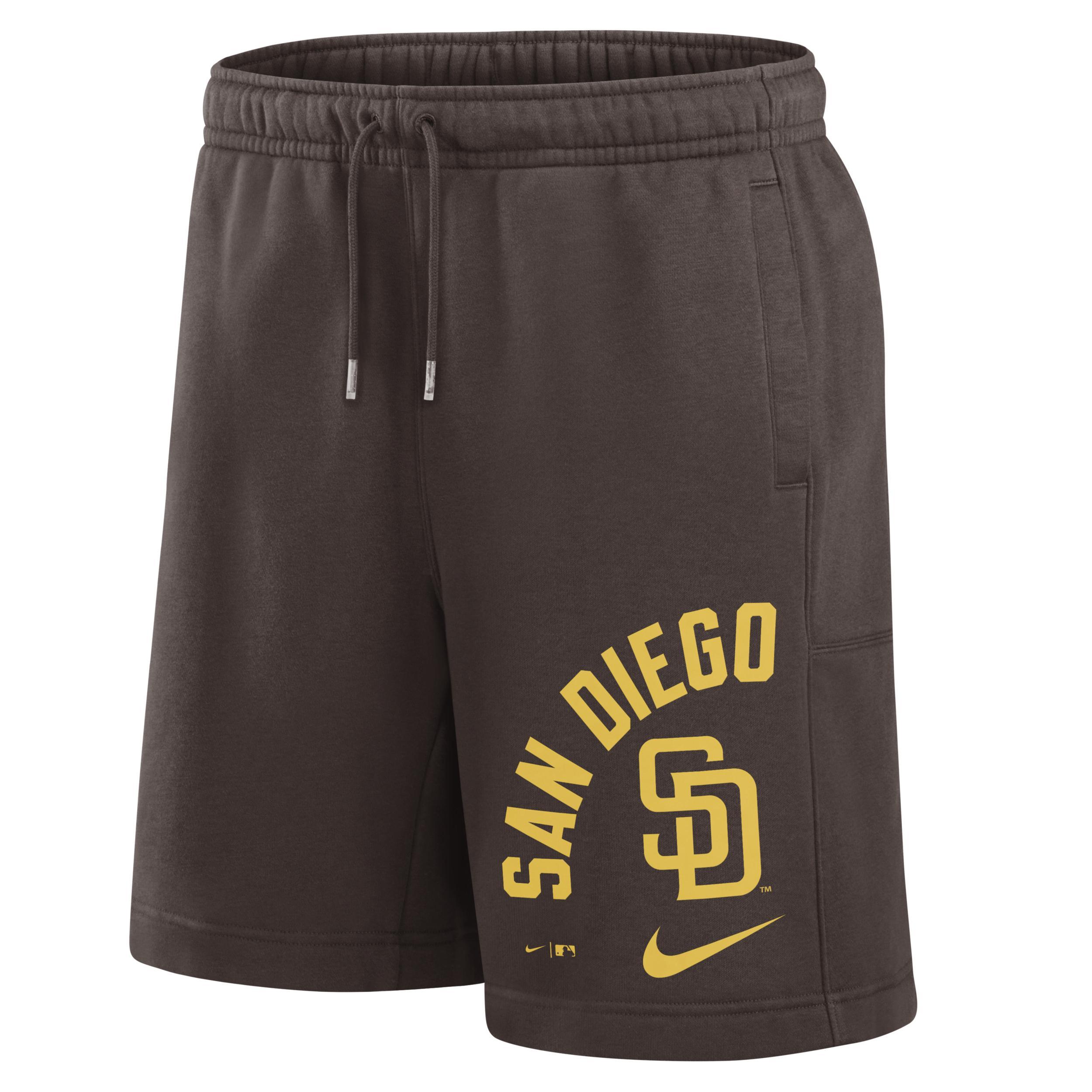 Nike Mens Brown San Diego Padres Arched Kicker Shorts Product Image