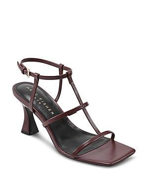 Marc Fisher Ltd. Womens Dennie Square Toe Strappy Mid Heel Sandals Product Image