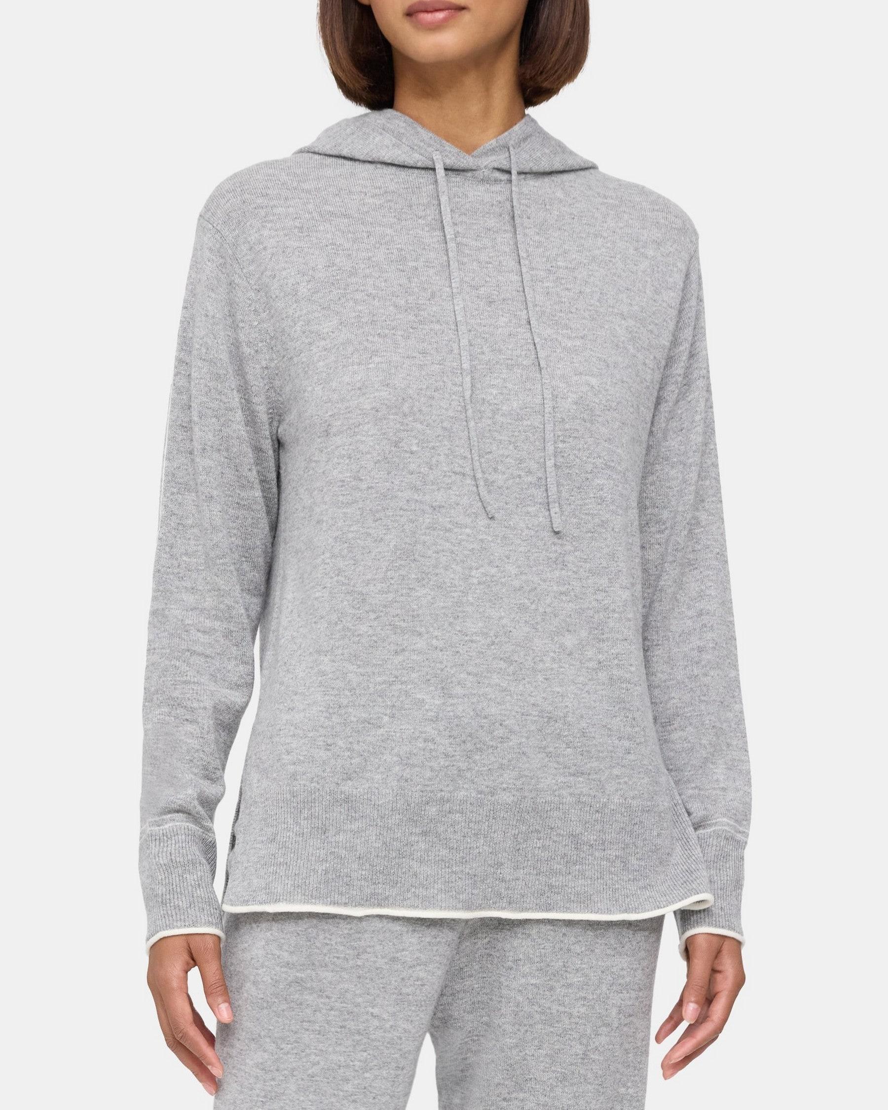 Slit Hoodie in Wool-Cashmere product image