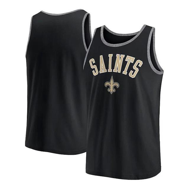 Fanatics Mens Black New Orleans Saints Bet Tank Top - Black Product Image