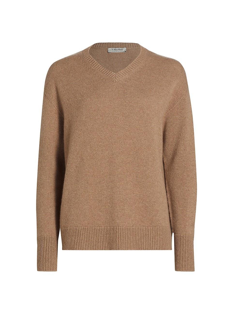 Womens Orion Cashmere V-Neck Sweater Product Image