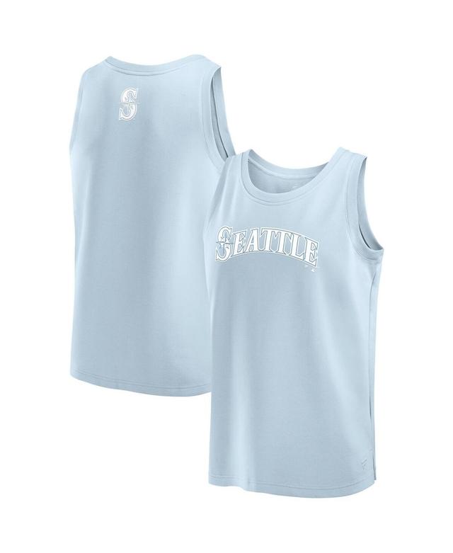 Fanatics Mens Light Blue Seattle Mariners Elements Tank Top Product Image