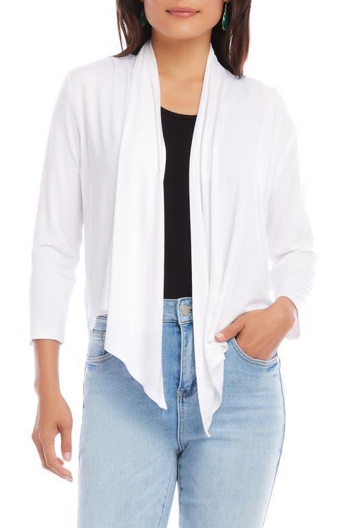 Karen Kane Calli Draped Open Front Cardigan Product Image