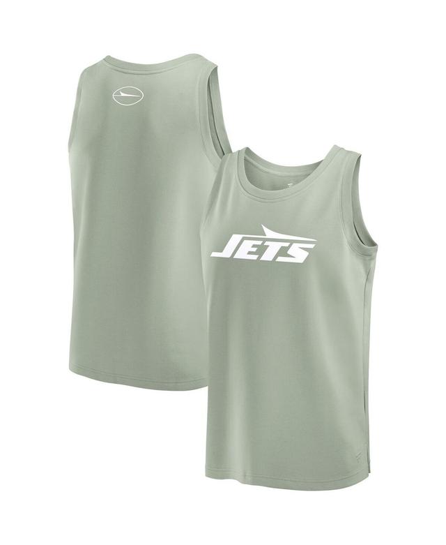 Fanatics Mens Light Green New York Jets Elements Tank Top Product Image