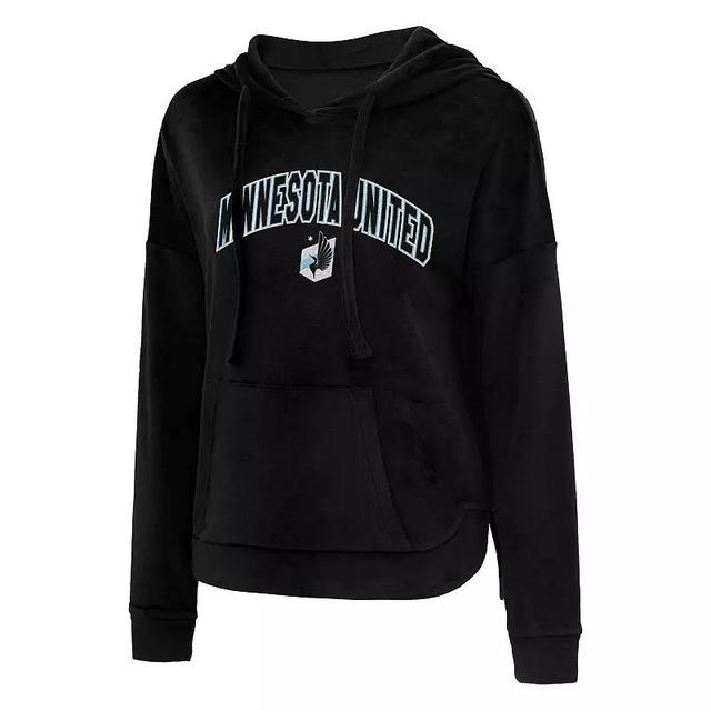 Womens Concepts Sport Black Minnesota United FC Intermission Velour Pullover Hoodie Product Image