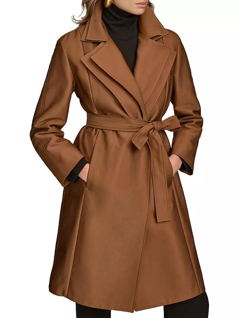 Double Collar Rain Trench Coat product image