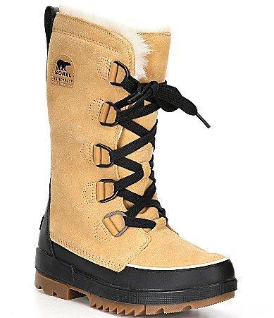 Sorel Tivoli IV Mid Faux Fur Collar Lace-Up Cold Weather Platform Boots Product Image