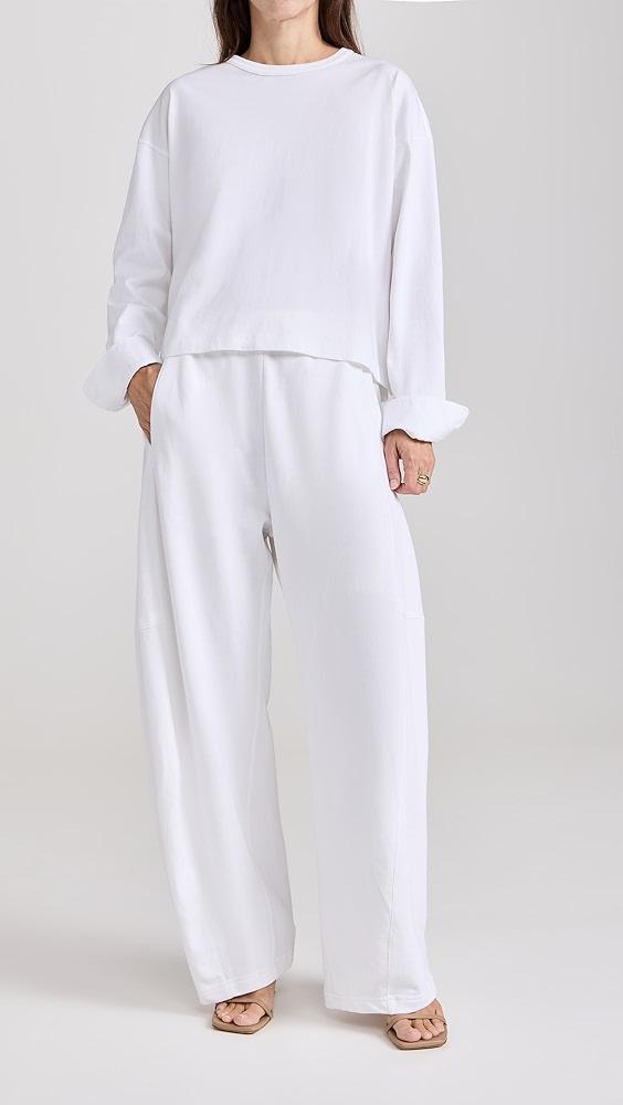 Tibi Petite Summer Sweatshirting Winslow Pants | Shopbop Product Image