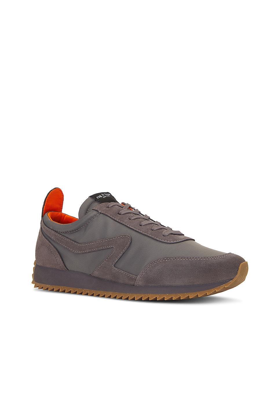 Rag & Bone Retro Runner Bomber Sneaker in Grey. Size 45. Product Image