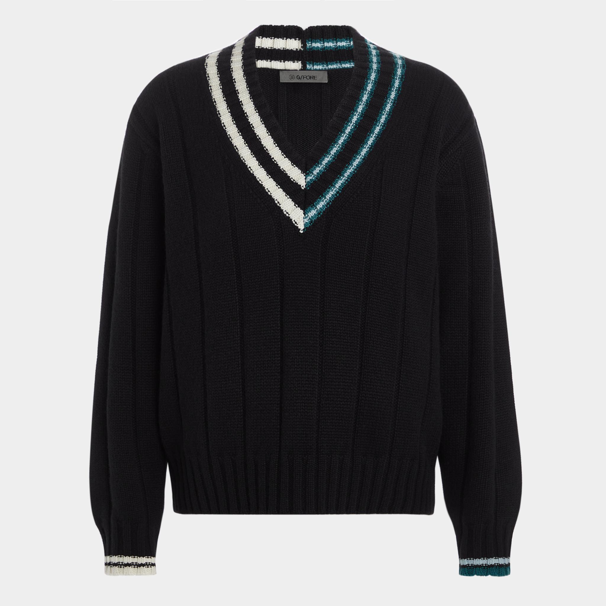 LTD RELEASE RIBBED CASHMERE CRICKET SWEATER Product Image