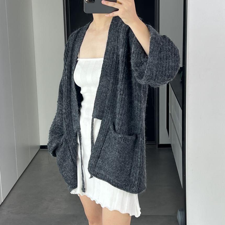 Plain Kimono Oversized Cardigan Product Image