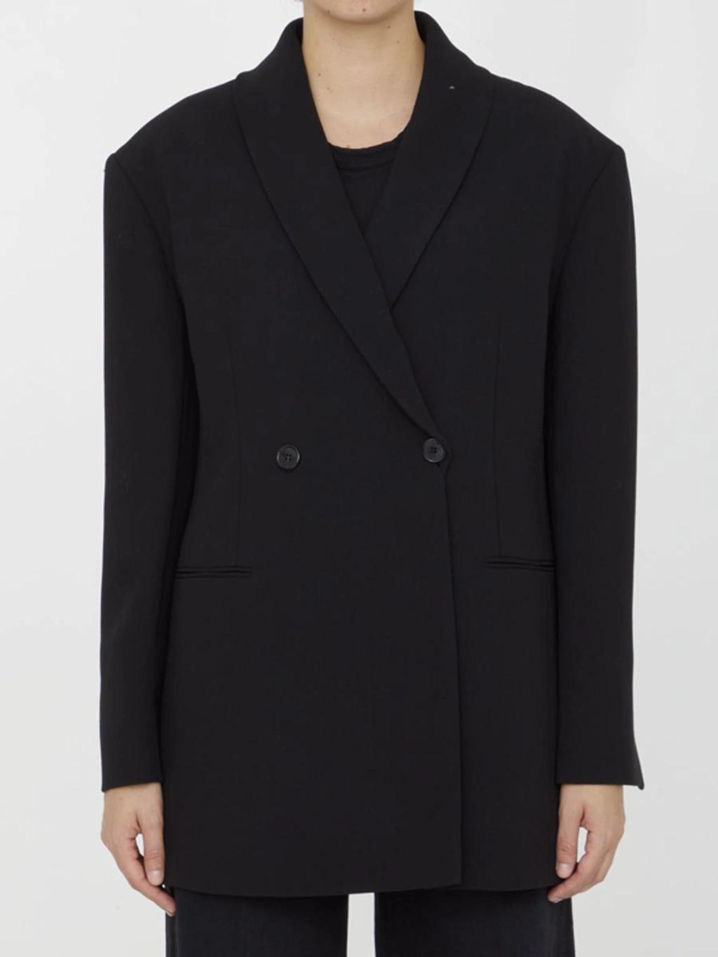 Diomede Wool Jacket In Black Product Image