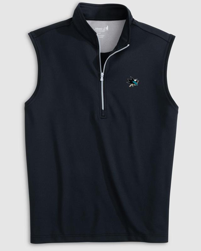 San Jose Sharks Daves Performance 1/4 Zip Vest Product Image