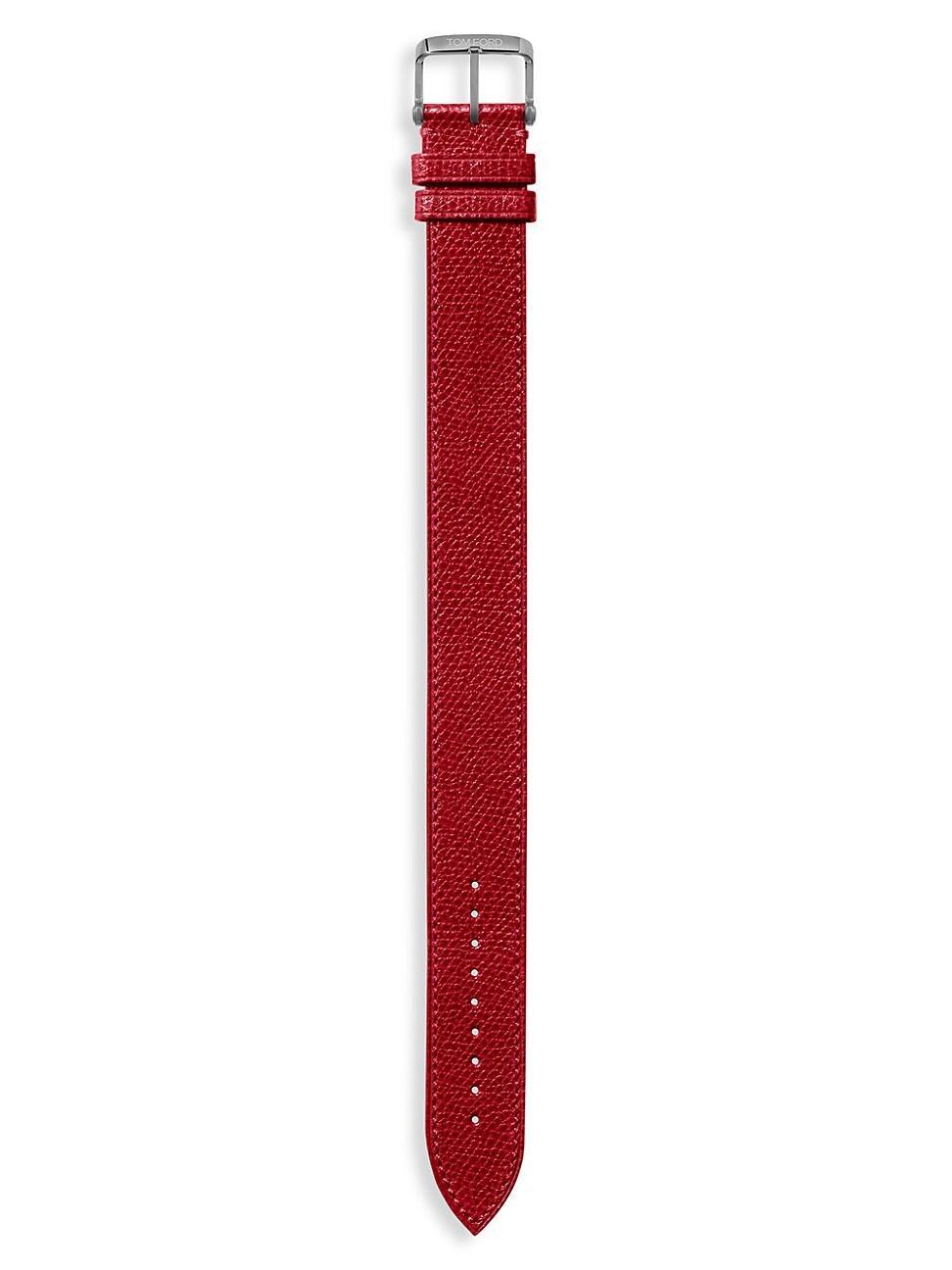 Mens Pebble Grain Leather Watch Strap Product Image