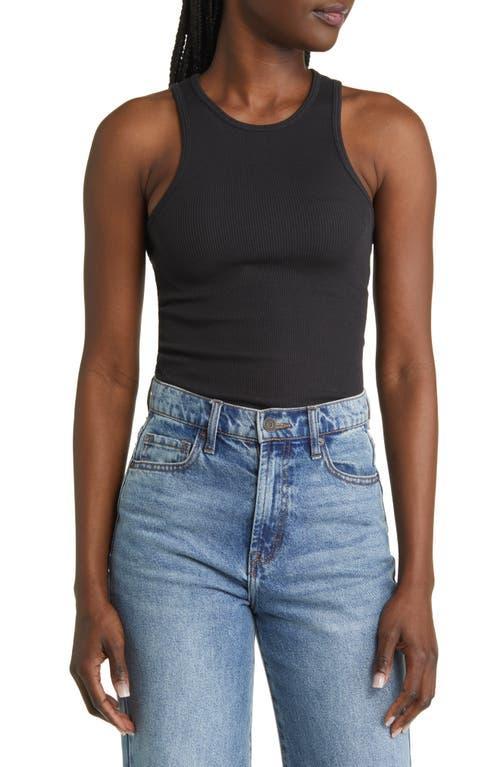 rag & bone The Essential Rib Organic Pima Cotton Blend Tank Product Image