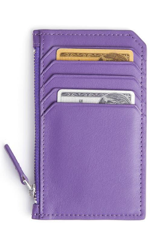 ROYCE New York Zip Leather Card Case Product Image