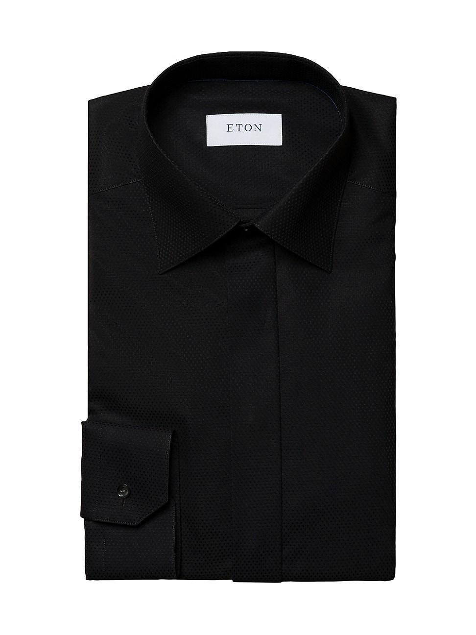 Mens Slim-Fit Pin-Dot Piqu Shirt Product Image