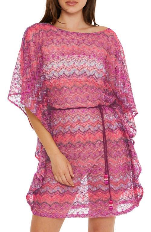 Womens Athena Lace Belted Caftan Product Image