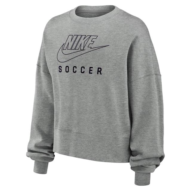 Nike Women's Phoenix Fleece Soccer Crew-Neck Sweatshirt Product Image