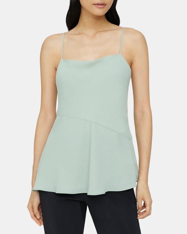 Draped Camisole in Recycled Georgette Product Image