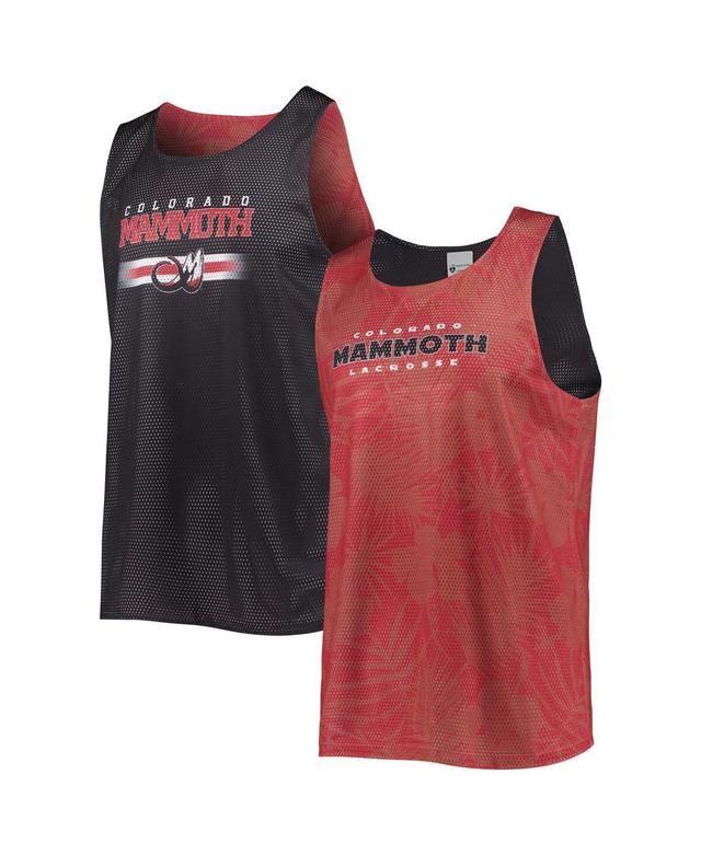 Mens FOCO Red/Black Colorado Mammoth Reversible Mesh Tank Top Product Image