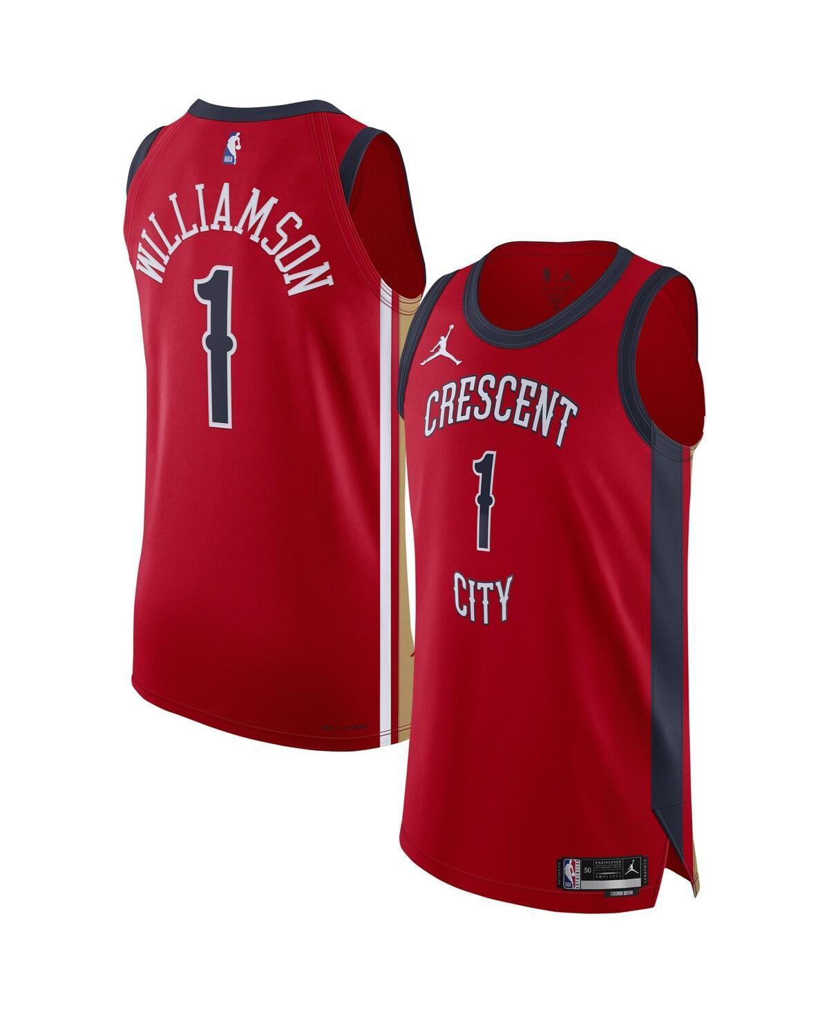 Mens Jordan Zion Williamson Red New Orleans Pelicans Authentic Jersey - Association Edition - Red Product Image