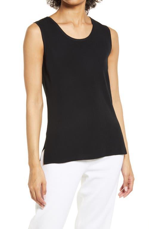 Ming Wang Scoop Neck Sweater Tank Product Image