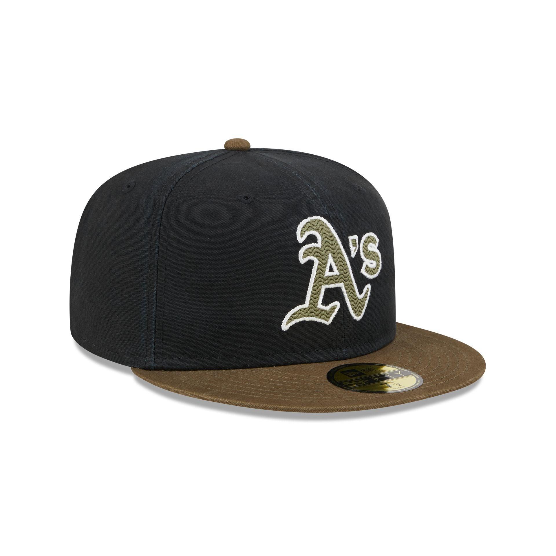 Oakland Athletics Quilted Logo 59FIFTY Fitted Hat Male Product Image