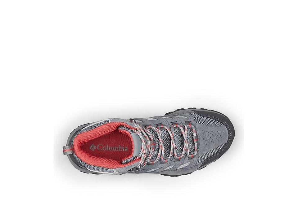 Columbia Crestwood Mid Waterproof (Graphite/Daredevil) Women's Shoes Product Image