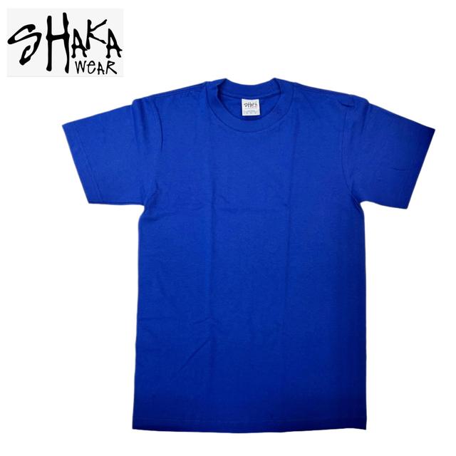 Shaka Wear 6.0 oz Active Short Sleeve T-Shirt (Burgundy/Dark Grey/Red/Royal/Sky Blue) Male Product Image