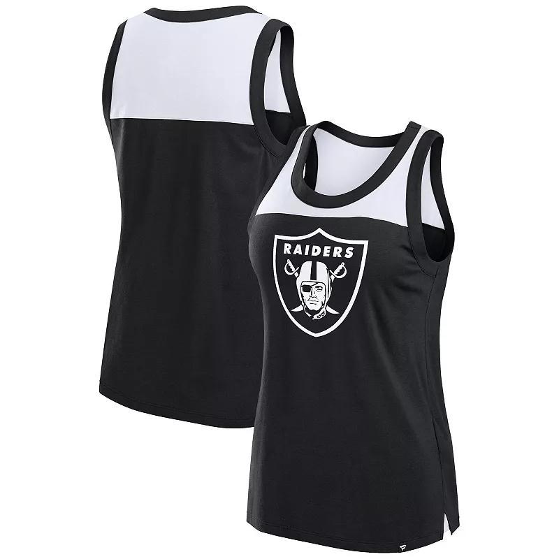 Womens Fanatics Black Las Vegas Raiders Sequin Tank Top Product Image