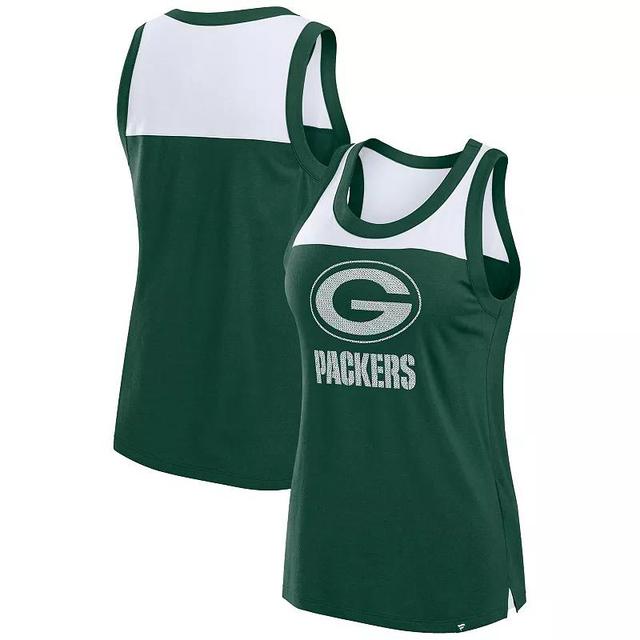 Womens Fanatics Branded Bay Packers Sequin Tank Top Product Image