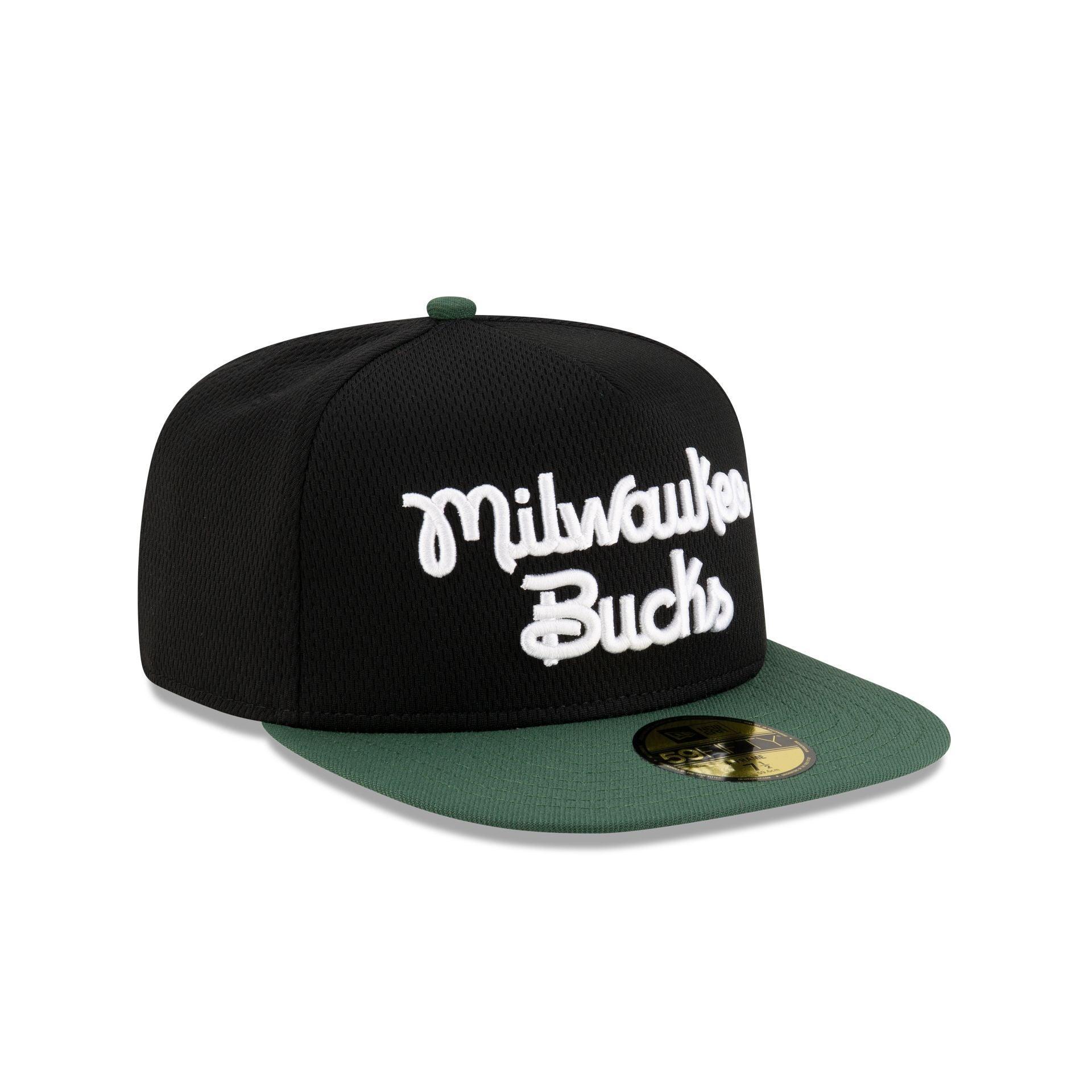 Milwaukee Bucks Dashmark Mesh 59FIFTY A-Frame Fitted Hat Male Product Image