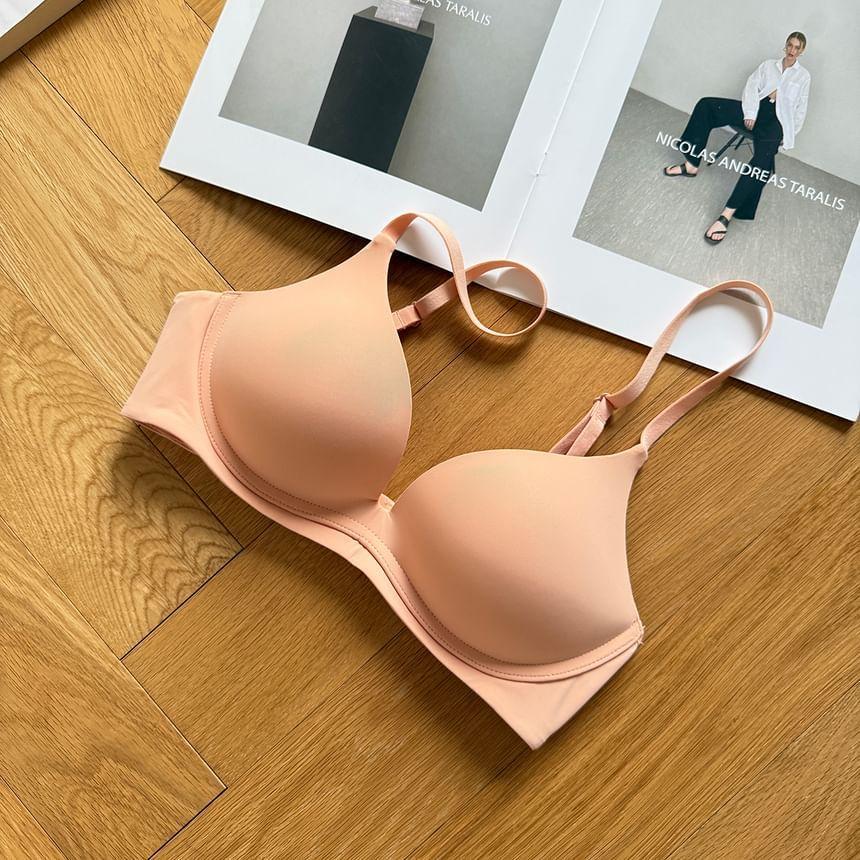 Plain Wireless Push Up Bra Product Image