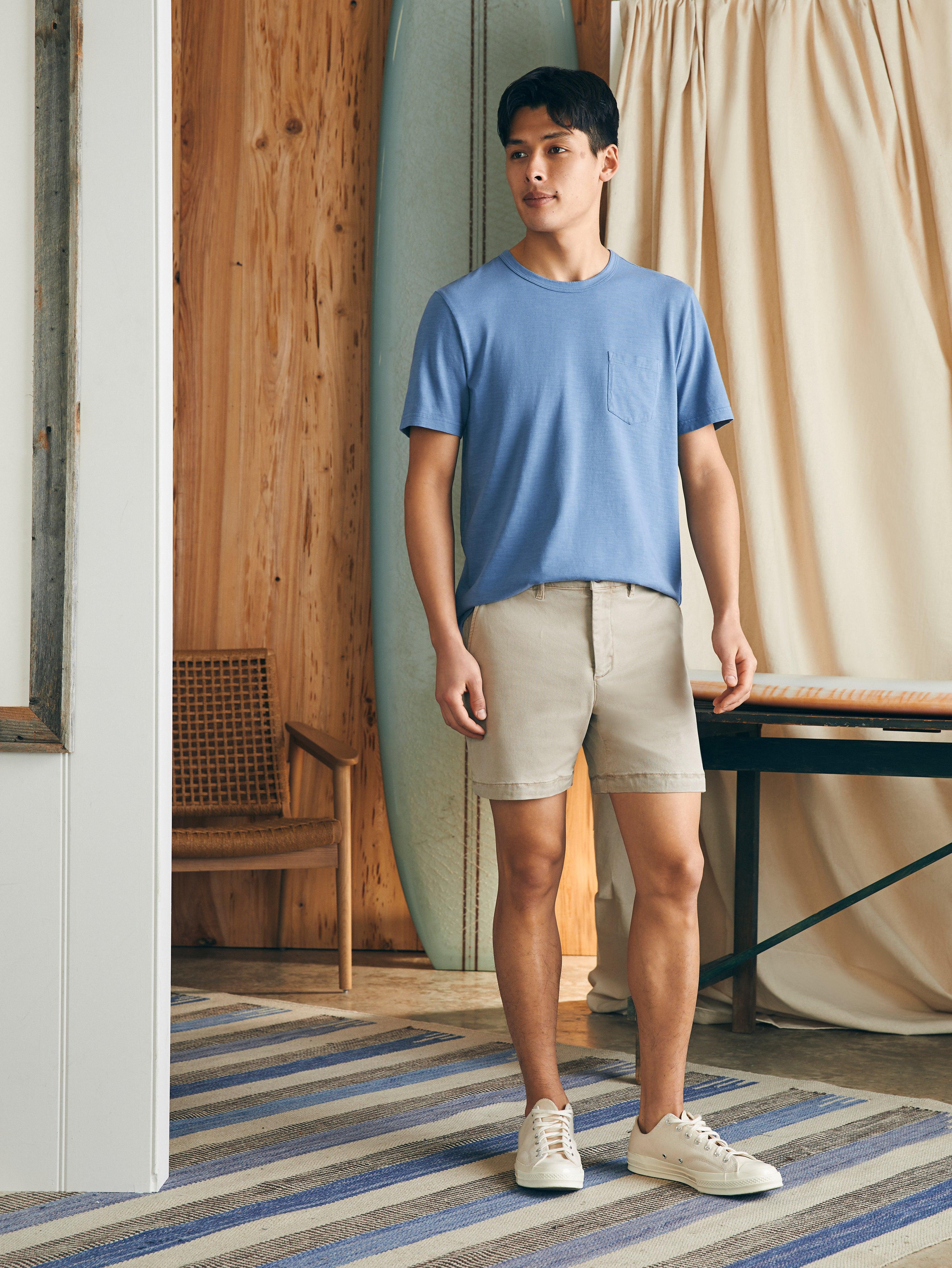 Coastline Stretch Chino Short (6" Inseam) - Utility Khaki Male Product Image