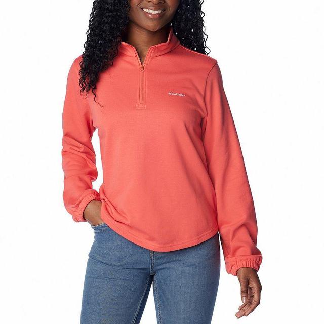 Womens Columbia Trek French Terry Half-Zip Pullover Sweatshirt Product Image