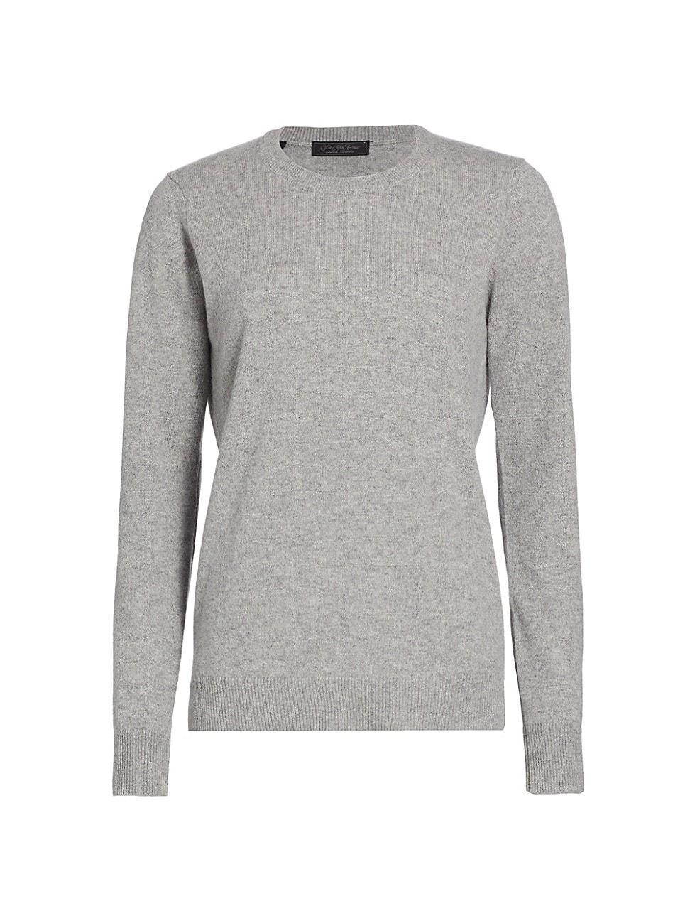 Womens Crewneck Cashmere Pullover Sweater Product Image