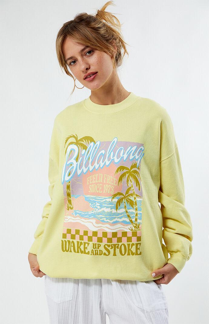 Billabong Ride In Cotton Blend Graphic Sweatshirt Product Image