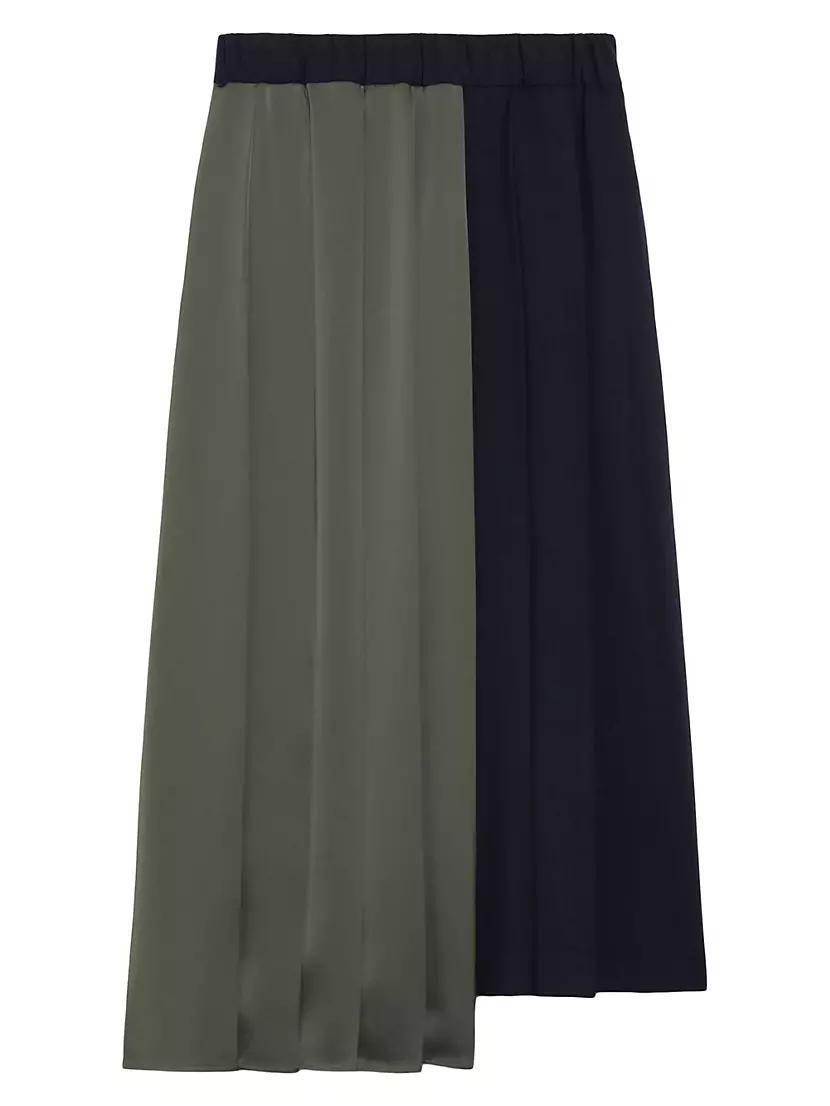 Managua Pleated Asymmetric Midi-Skirt Product Image